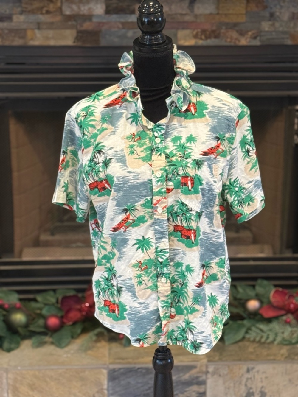 Upcycled Men's Button Down Shirt